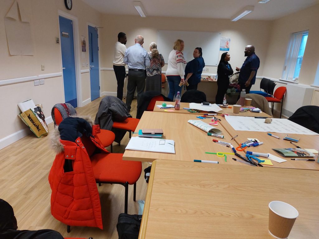 Wellbeing College students in a training room