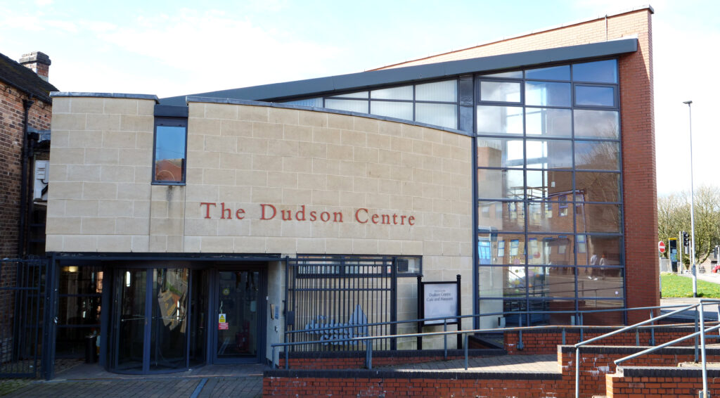 The Dudson Centre building entrance