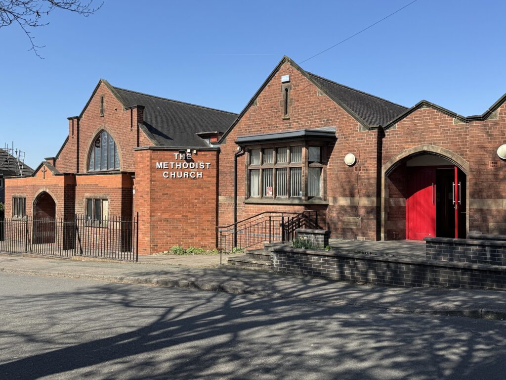 Wolstanton Methodist Church entrance